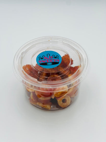 Spicy flavoured Peach Gummy Rings-Sour&Spicy candy 255g