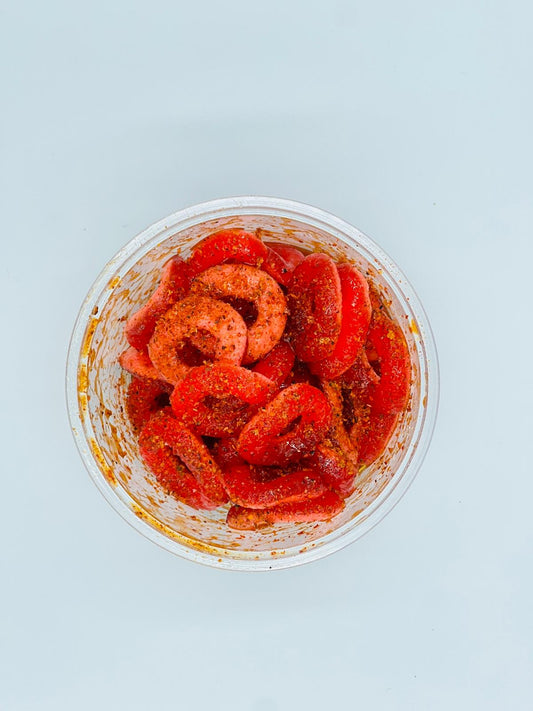 Spicy flavoured Strawberry Rings-Sour&Spicy candy 225g